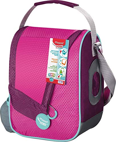 Lancheira Termica Com Alca De Ombro E Mao Picnik Concept Maped Roxa