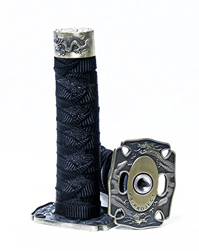 Kei Project Katana Samurai Sword Shift Knob Shifter Katana VIP Metal Weighted with Adapters Fits Most Cars (Black)