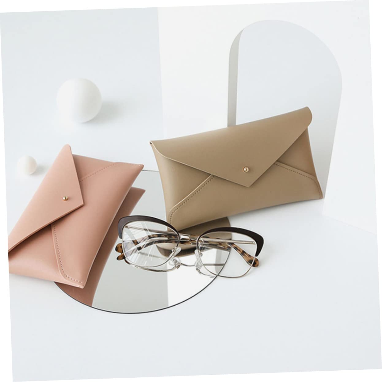 12piezas Estuche Para Gafas Portátil Organizador De Gafas Diseño Simple y Práctico Protector De De