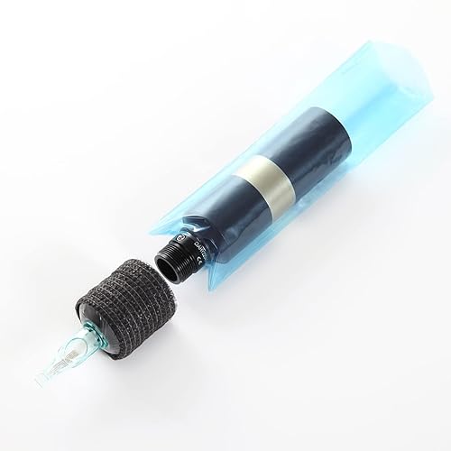 Vista 6 de Dragoart 200 fundas para máquina de tatuaje, cubiertas para máquina de PMU, suministros de PMU, suministros de PMU, desechables de plástico