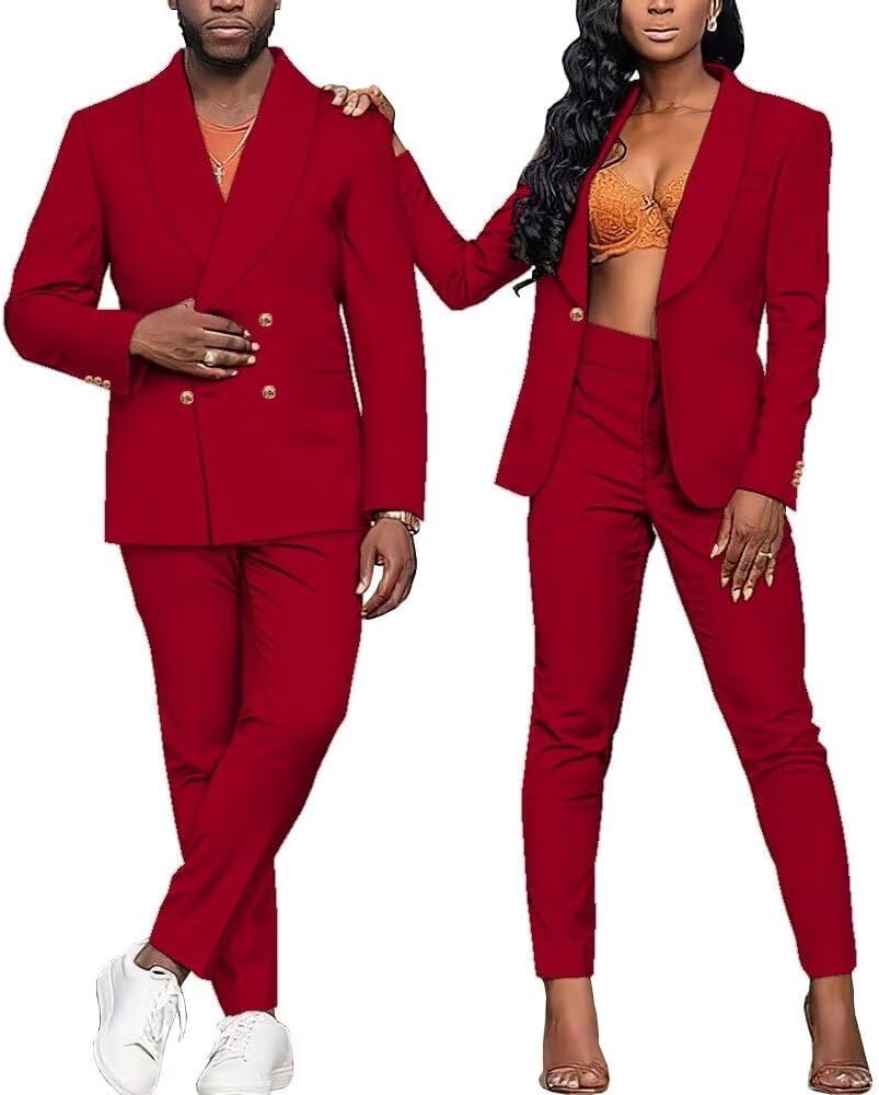 African Couple Clothes Dashiki Mens Suits and Lady's African Suits African Lovers Dashiki Outfits for Wedding Party