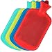 SteadMax Hot Water Bottle, Natural Rubber -BPA Free- Durable Hot Water Bag for Hot Compress and Heat Therapy, Random Colors (1 Pack)