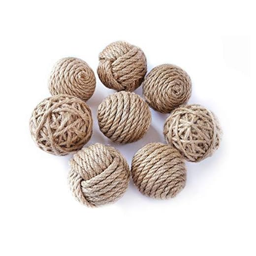 Elkpruu Orbs Decorative Balls Set of 8 for bowls, Perfect Decorative Balls of Vase Filler for Farmehouse Christmas Ornaments 2020