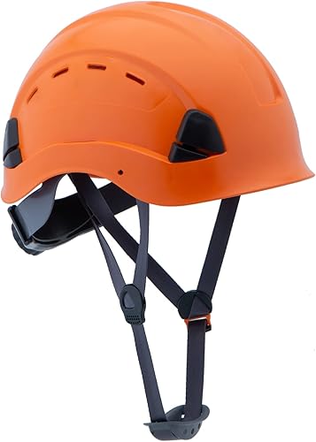 Miniatura 5 de UNINOVA Casco de seguridad aprobado por ANSI Z89.1, ventilado, suspensión de trinquete de 6 puntos, perfecto para trabajos de construcción (01