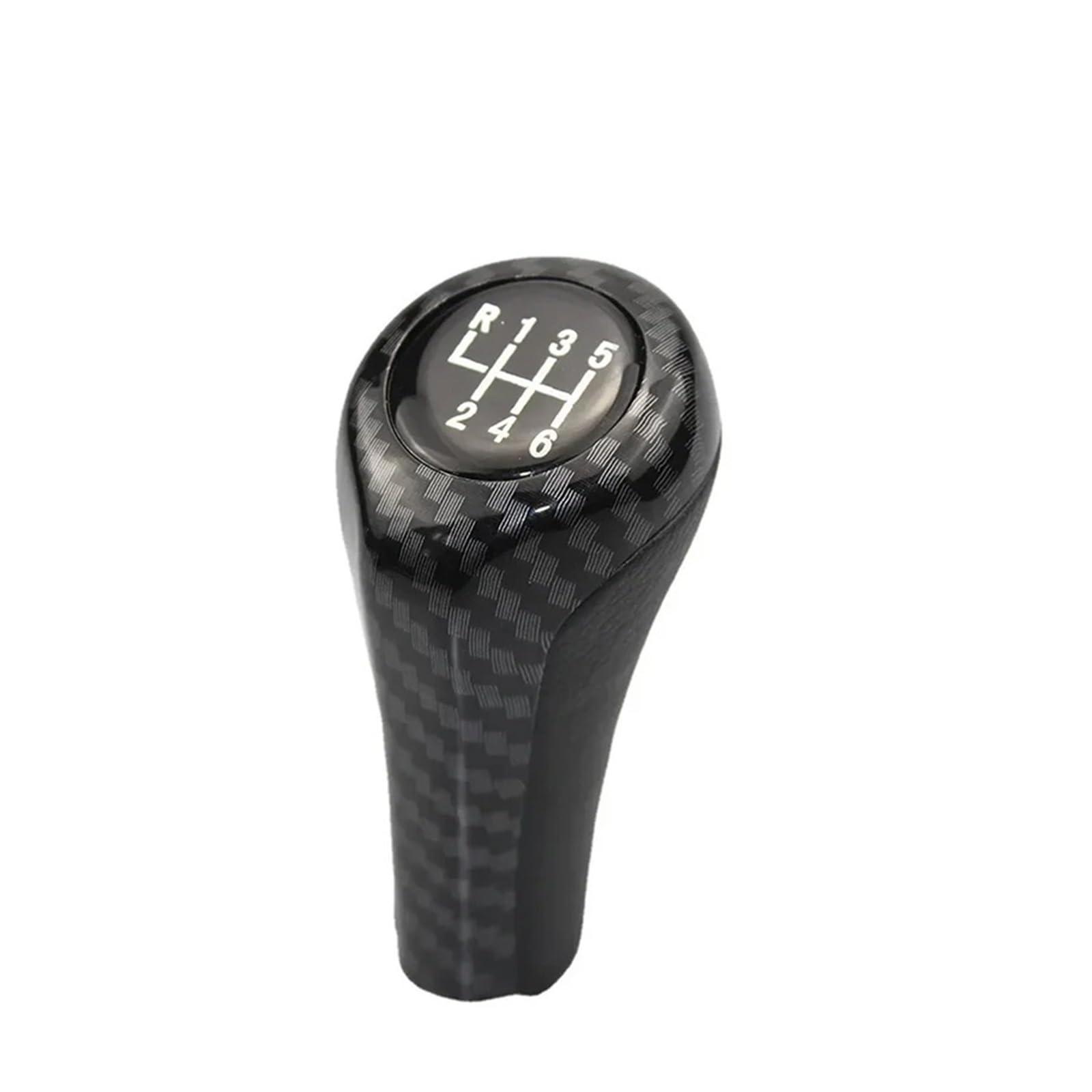 Pybycegnzk Carbon-6 Speed B Car Interior Accessories For Bmw 5 Series E60 E61 Gear Shift Knob 6 Speed(Carbon-6 Speed B)