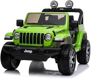 Jeep Wrangler Rubicon Elettrica 12V 2 Posti Per Bambini - Bianca Con Telecomando Parentale