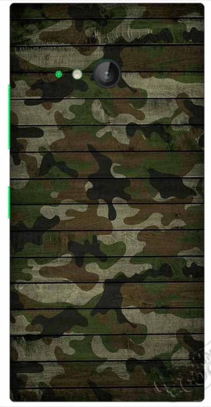 Cover custodia In Plastica Rigida Compatibile Con Nokia Lumia 735,Design mimetico