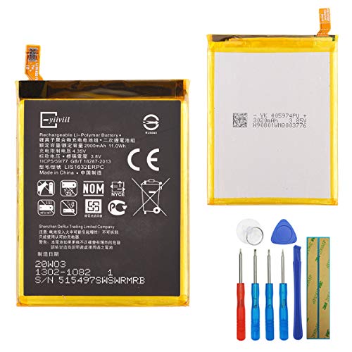 New Replacement Battery LIS1632ERPC Compatible with Sony Xperia XZ Xperia XZ Dual SIM F8332 F8331 1305-6549 with Tools