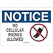Brady 95500, No Cellular Sign, (Pack of 20 pcs)