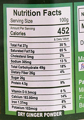 Image of NUTRI MIRACLE 275gm Spice Combo Pack Of Dry Ginger Powder,150gm And Cinnamon Powder,125gm