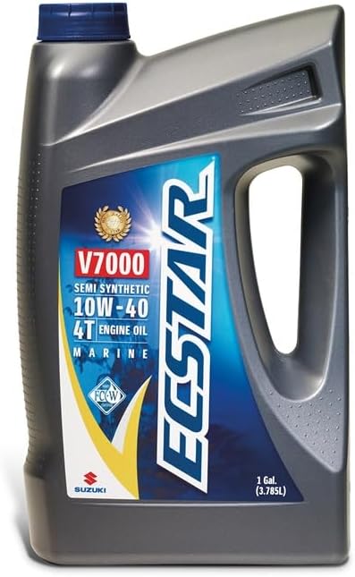 Suzuki Marine Ecstar Engine Oil V7000, 1 Gallon, 990C0-01E30-GLN