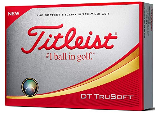 Titleist DT TruSoft Golf Balls, White (One Dozen)