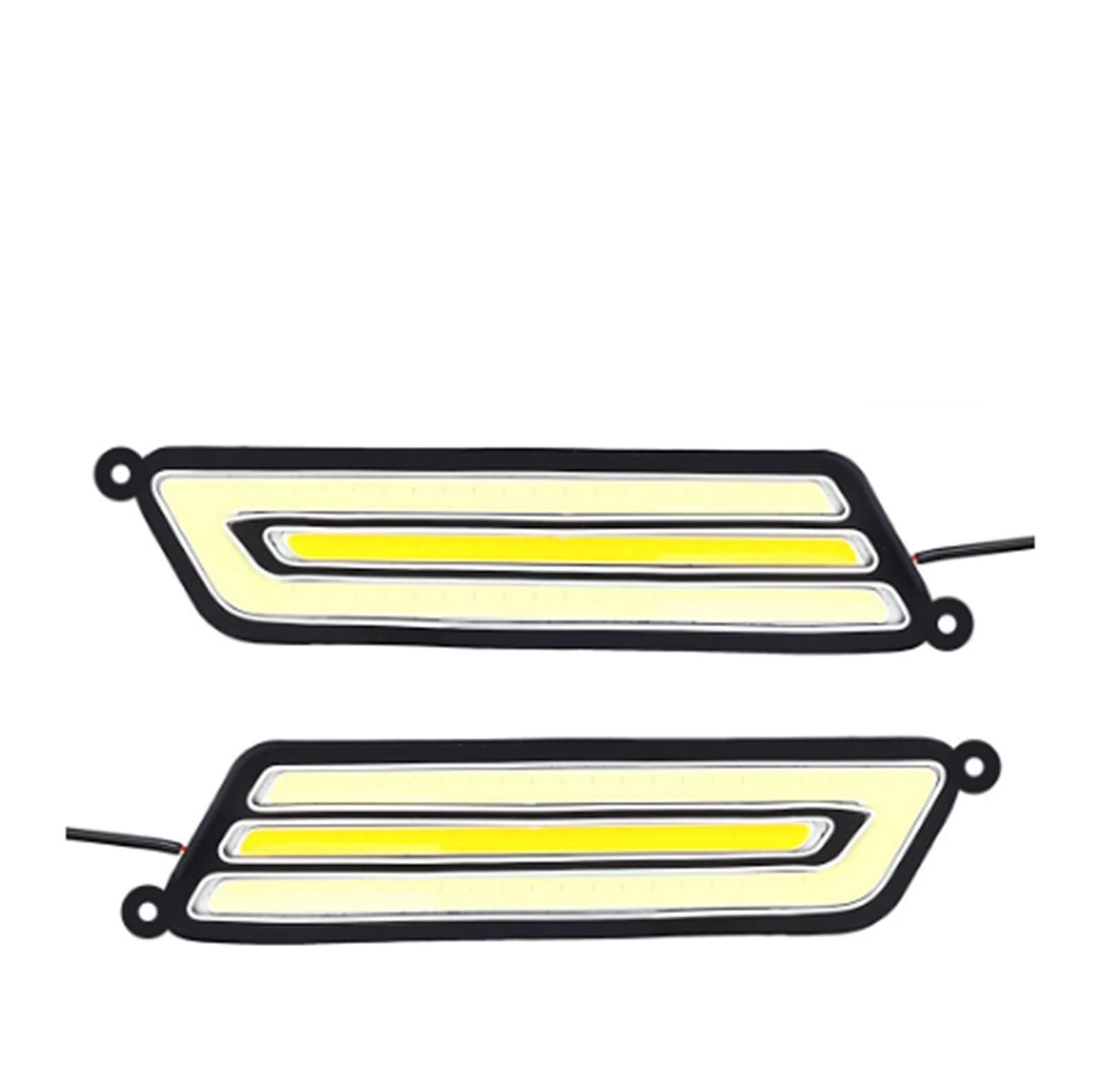 Blocchi luci antinebbia 1 Coppia Fendinebbia Luce Di Marcia Diurna Indicatori Di Direzione Luci - Auto DRL COB Luce Di Retromarcia Per Tutte Le Auto O Camion