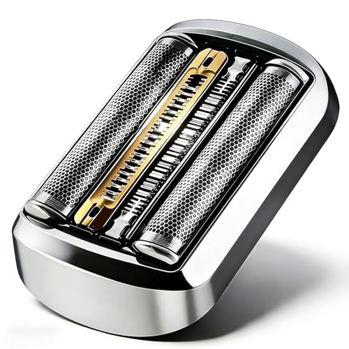 94M Series 9 Electric Shaver Head Replacement Part Compatible with Braun Series 9 Pro and Series 9 Electric Razors 9290cc, 9370cc, 9376cc, 9293s, 9260s, 9295cc, 9390cc, 9330s (Silver/1Pack)