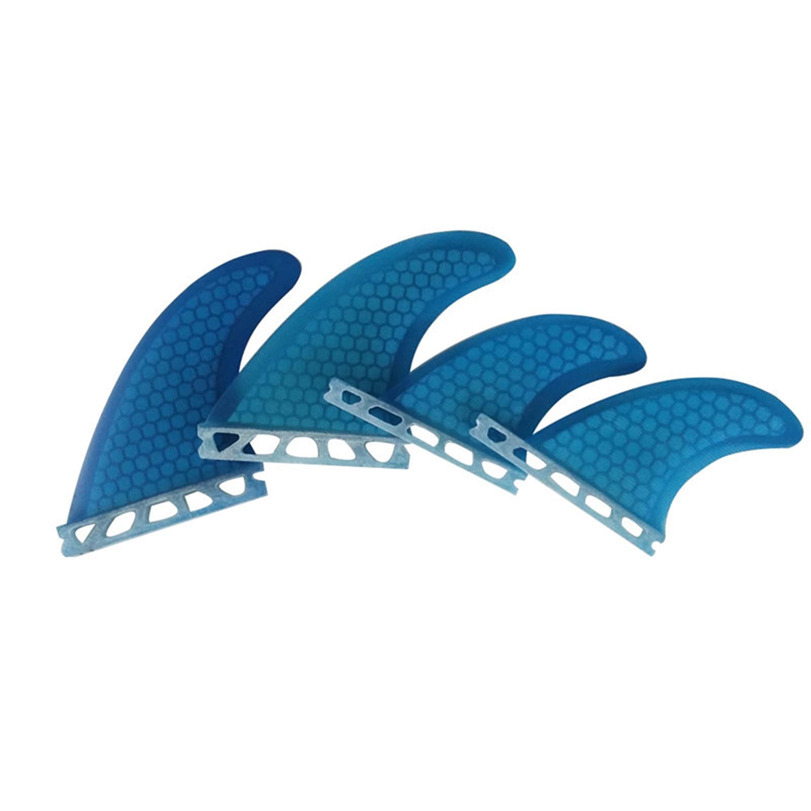 G3 + GL Aleta de tabla de surf FIN FIN FIN FIBERGASS Honeballer Tail Fin Surf Rudder en Surfing,Alta velocidad(Blauw)