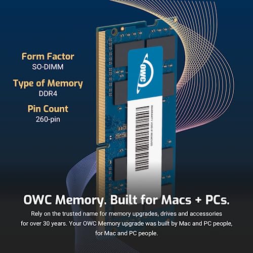 Image of OWC 256GB (8x32GB) DDR4 3200MHz PC4-25600 CL22 2RX8 Non-ECC SODIMM 1.2V 260-pin Laptop Notebook Memory RAM Upgrade Module