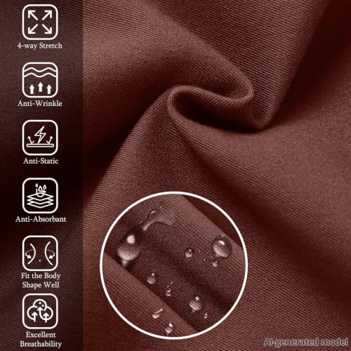 Image of Women's 7-Pocket Scrub Pants - Straight Leg, Mid-Rise, Drawstring | Soft stretch knit Mid-rise drawstring Side slits Wrinkle-resistant Machine washable For nurses /doctors /vets