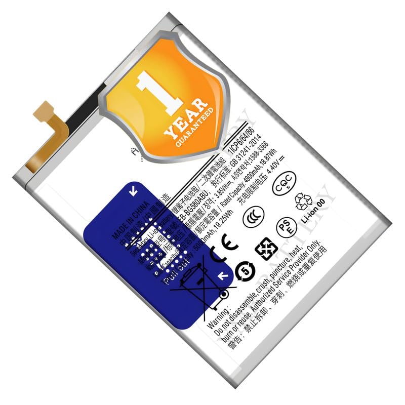 Image of Original EB-BG580ABU Battery Compatible for Samsung Galaxy M20 (SM-M205F /DS) | M30 (SM-M305F) - (5000mAh) - 1 Year Warranty K7