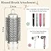 AFDD Round Brush Attachment for Shark FlexStyle Accessories, Normal Round Volumizing Brush Hair Styling Tool for Straight, Wavy, Curly, and Coily Hair