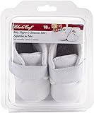 Charles Craft Baby Slippers Counted Cross Stitch Kit -18 Count Aida Straps