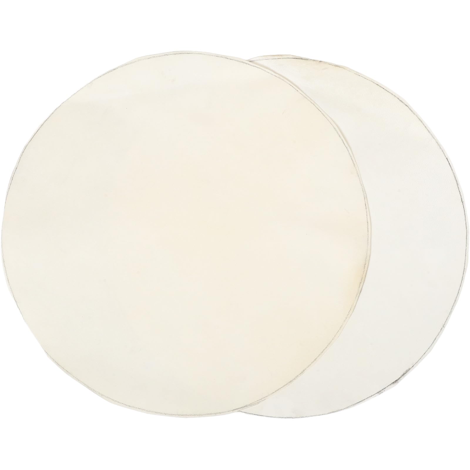 Parches de Piel de Cabra para Instrumentos de Percusión Africanos, 40cm, 2 Piezas, Ideales para Reparación y Sonido Puro en Tambores