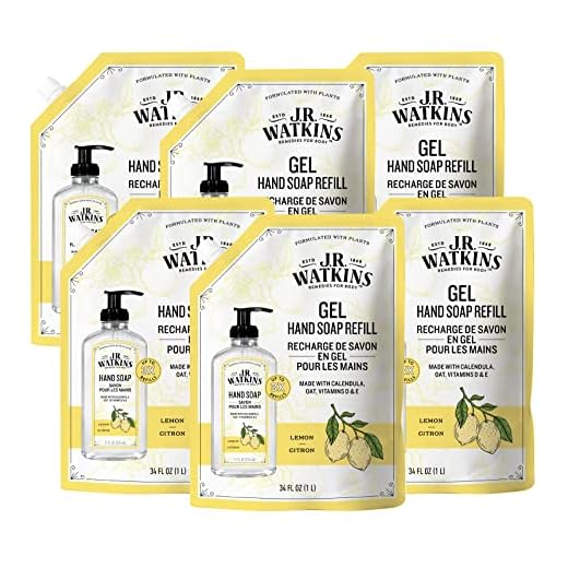 J.R. Watkins Lemon Hand Soap Refill Pack