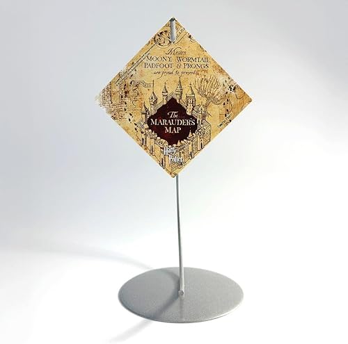 Miniatura 4 de Harry Potter - Mapa del merodeador - I Solemnly Swear - Mischief Managed - Impresiones Starfire de 3.5 pulgadas, accesorio de vidrio colgante |