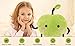 SUIJIAN Stardew Plush Toy Valley Doll Valley Plush Junimo Green Apple
