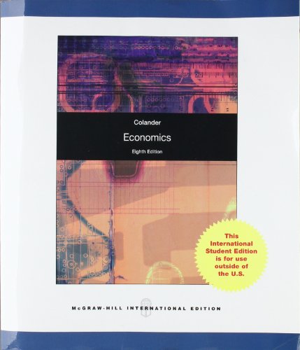 Economics 0070165580 Book Cover