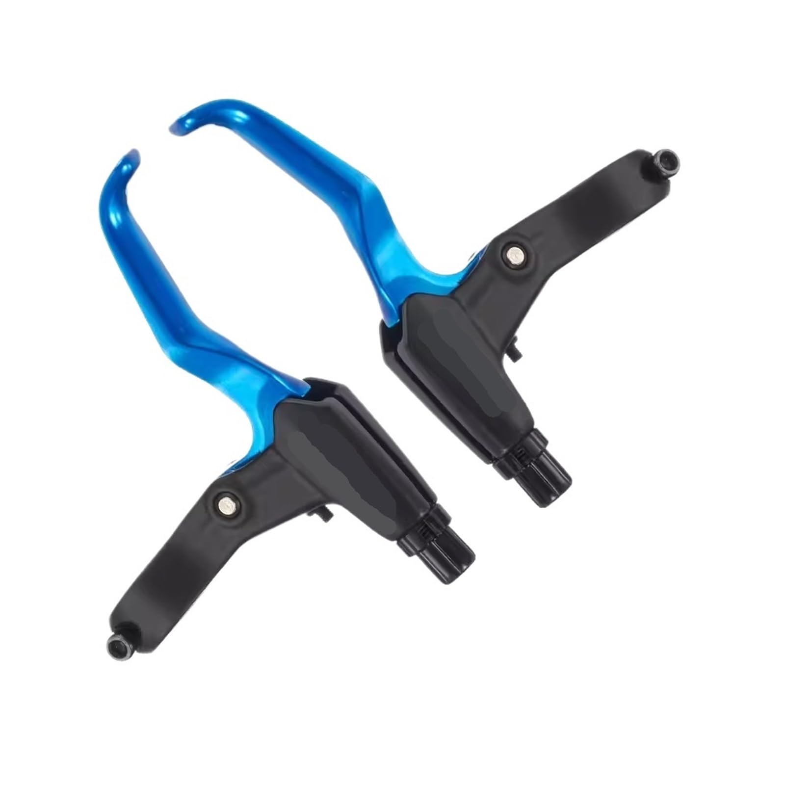 Wzutbccs Blue Ultralight Aluminum Alloy Bike Brake Levers, V Brake & Disc Brake Compatible For Mtb & Bmx,Part(Blue)