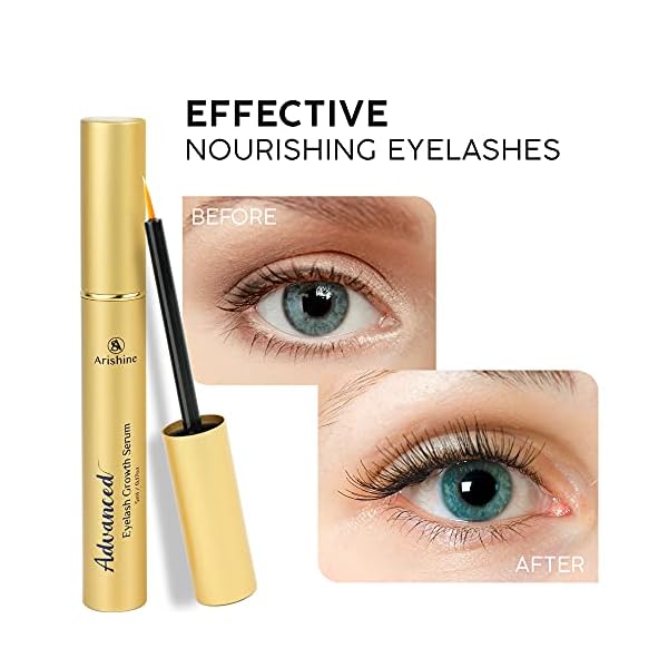 Eyelash-Growth-Serum-Arishine-Advanced-Lash-Serum-Eyebrow-Enhancer-Lash-Boost-Serum-for-Longer-Fuller-Thicker-Lashes-Brows-5ml Eyelash Growth Serum - Arishine Advanced Lash Serum, Eyebrow Enhancer, Lash Boost Serum for Longer, Fuller Thicker Lashes & Brows 5ml