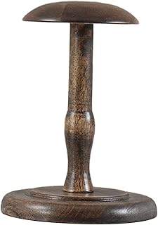 ["Abbraccia"] 帽子ディスプレイヘッドヘアスタイリングショースタンド高耐久ヴィンテージスタイルノンスリップ自立ドーム形状デザインベース家庭用収納ラック