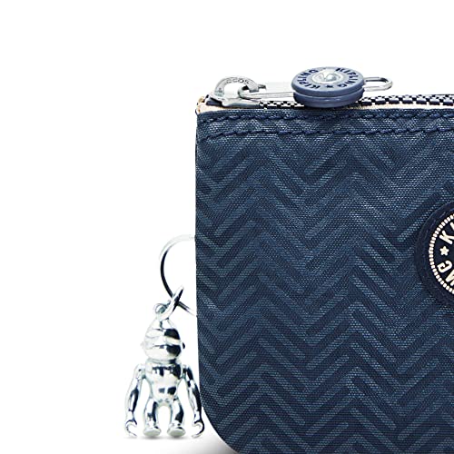 Image of Kipling Womens WomenA's Creativity Small Pouch, Versatile Cosmetics Kit, Lightweight Nylon Travel Organizer Wallet, Endless Bl Emb, 5.75 L x 3.75 H 1.5 D US