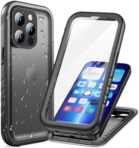 Cozycase TOP Militärschutz wasserdichte 360 Hülle Für iPhone 13 Pro | Outdoor Panzerhülle Full Armor Case, Vorne Hinten Komplett Schutz, Soßfest Staubschutz Baustelle Waterproof Ha