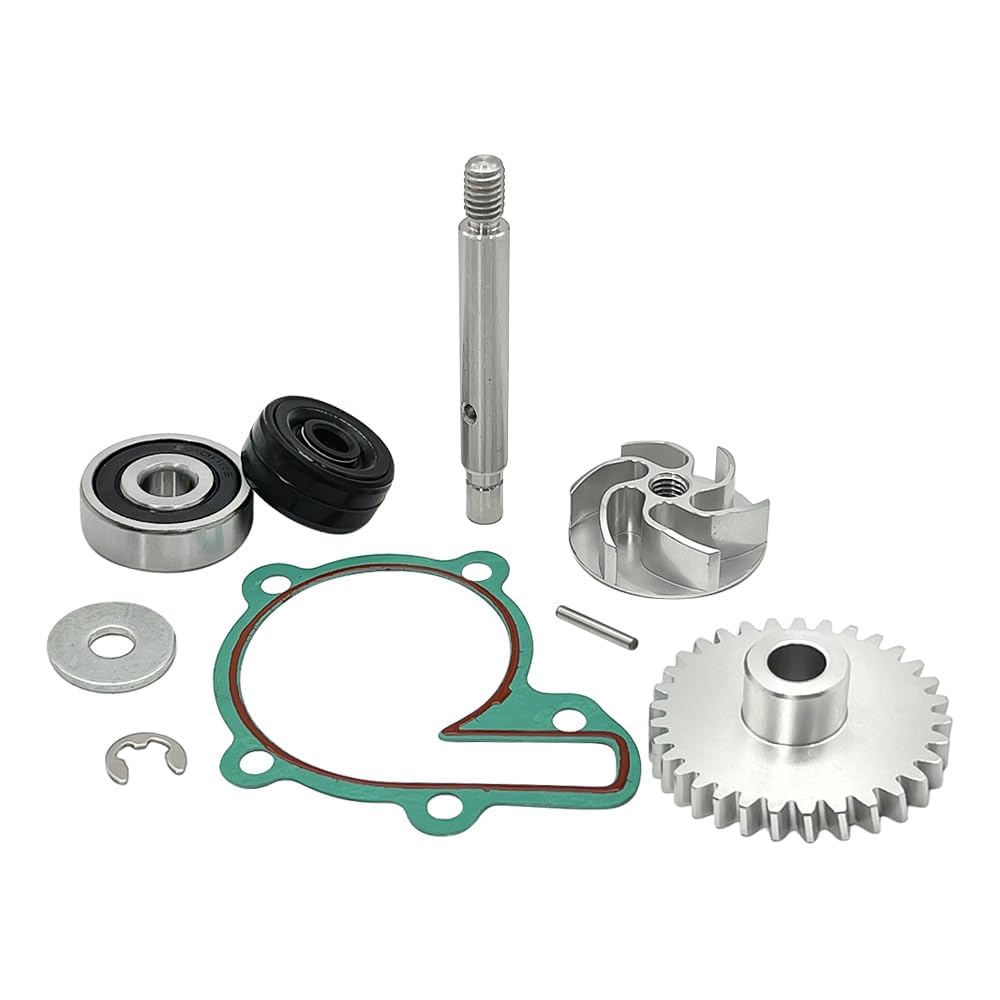 Mabutignti Kit engranaje impulsor cojinete junta de bomba de agua para Yamaha YFZ350 Banshee 350