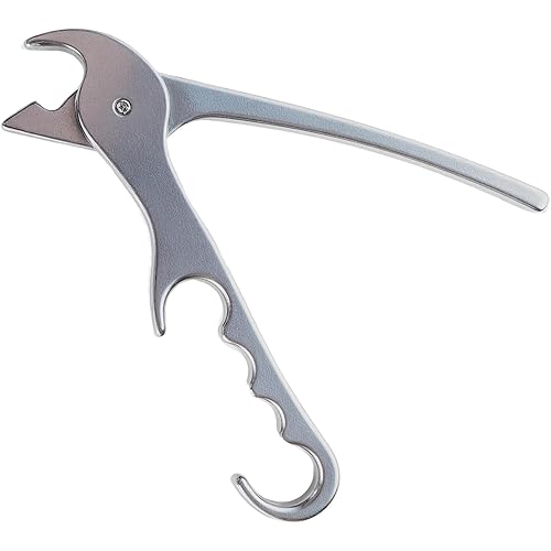 Premium Pizza Pan Gripper, 7.7-inch Heavy Duty Cast Aluminum Gripper Clip Tongs for Oven Microwave Clamp
