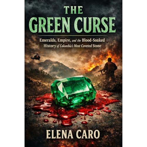 The Green Curse Audiolibro Por Elena Caro arte de portada