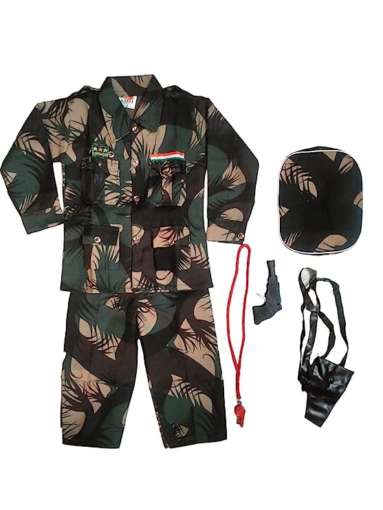 Fancyclub Army Dress for Kids Military Soldier Fancy Dress Costume (7-8 year) (B0CCSRHSR9) Amazon Price History, Amazon Price Tracker