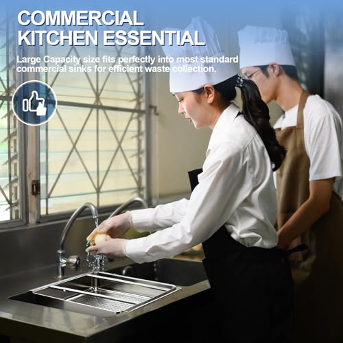 Colador para fregadero comercial de acero inoxidable miniatura 5