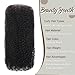 Beauty Youth Afro Kinkys Bulk Human Hair(22 Inch), Braiding Hair for Dreadlocks, Loc Repair, Twists, Dreadlock Extensions, 35g Per Pack Black
