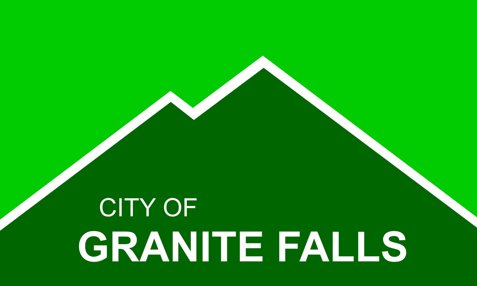 Drapeau paysage Granite Falls Washington le cadeau idéal pour passionné de nature