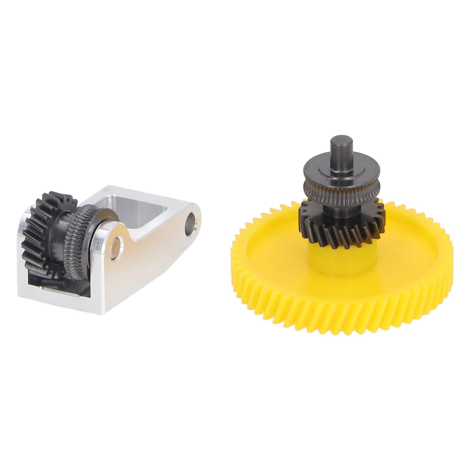 Extruder Gear Hardened Steel Hotend Extruder Gear Kit with Aluminum Handle Assembly Drive Gear for Bambu P1S P1P Series