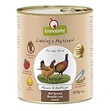 Liebling's Mahlzeit Nassfutter Lamm & Kartoffel, 6er Pack (6 x 800 g) & Nassfutter Fasan & Geflügel, 6er Pack (6 x 800 g)