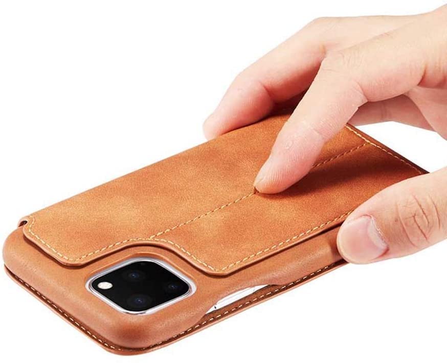 Housse iPhone 12 Pro antichoc KANUZ rouge avec béquille