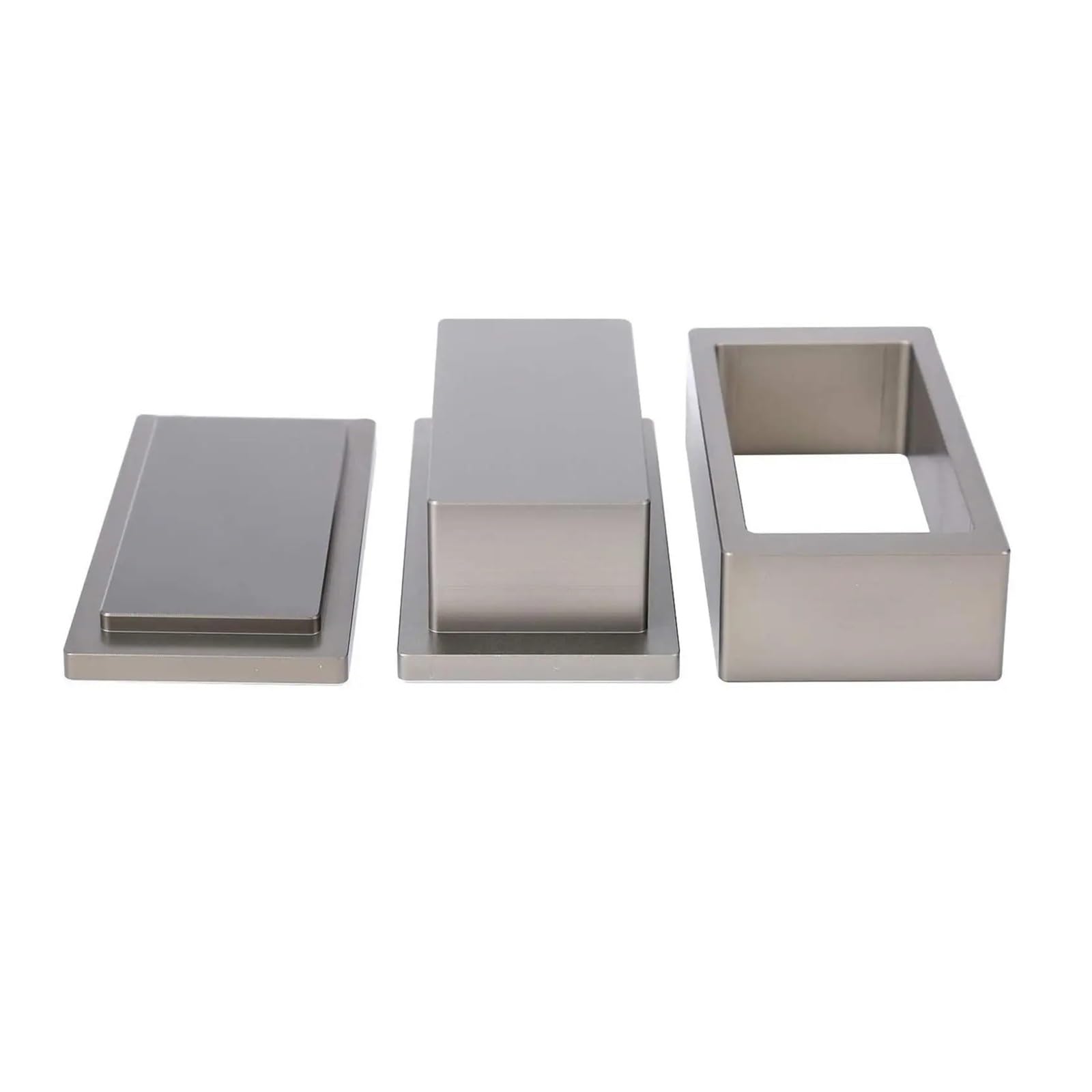 Presse a Chaud, Moule de pré-Presse de colophane de 2x4 Pouces, rectangulaire anodisé for la Machine de Presse de colophane