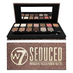 W7 | Seduced Geperst pigment make-uppalet| Tinten: Crèmekleurige tinten, Matte Tinten, Glinsterende Metaaltinten…