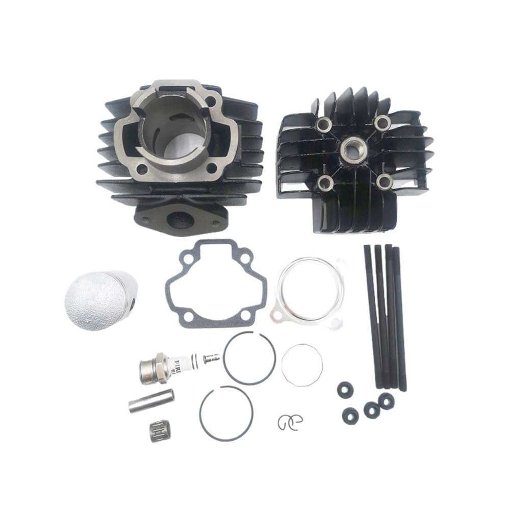Kit Guarnizione Testa pistone Cilindro Adatto for PW50 QT50 60CC Kit Big BORE Cilindro PISTONE Guarnizione Testa