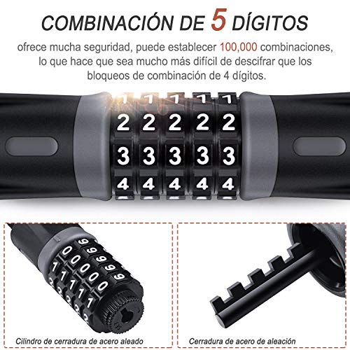 Cadena para amarrar bicicleta 5 Imagen adicional