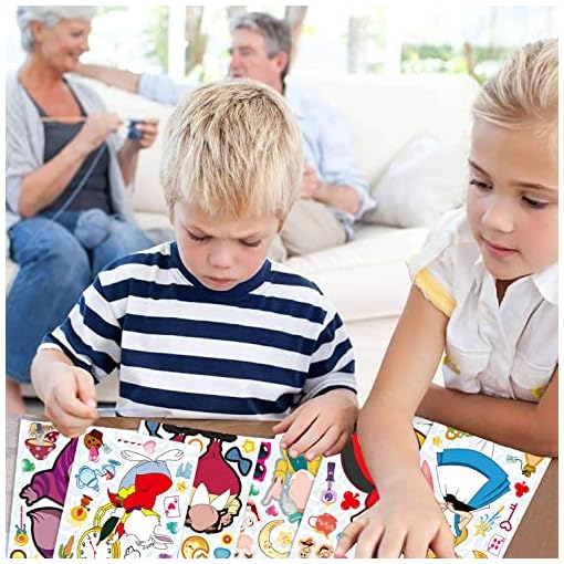 36Pcs Make your own Alice in Wonderland stickers sheet - Image 8