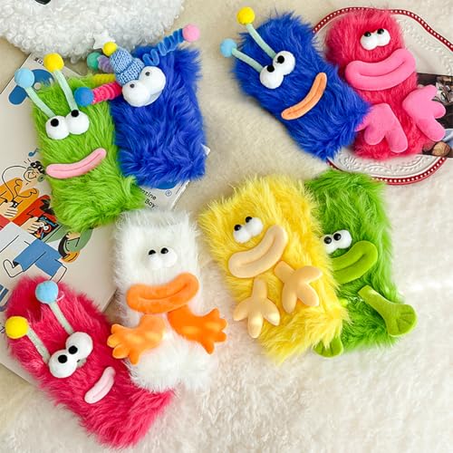 Image of TFTSR Crazy Funny Fuzzy Silly Socks for Kids Women,Girls Fluffy Slipper Novelty Fun Socks,Boy Men Cute Cozy Soft Animal Socks